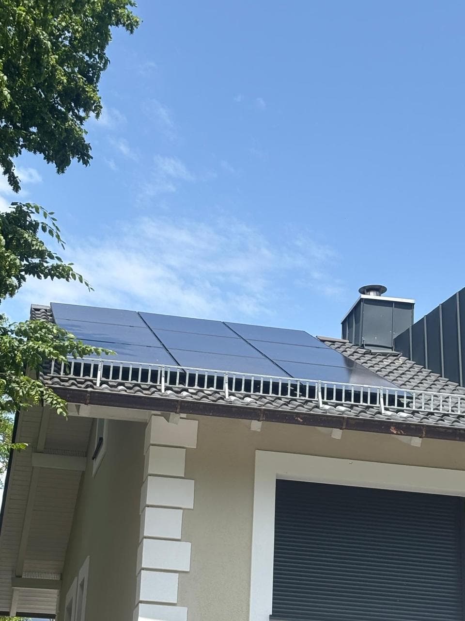 PV-Anlage auf Wohnhaus in Wohngebiet